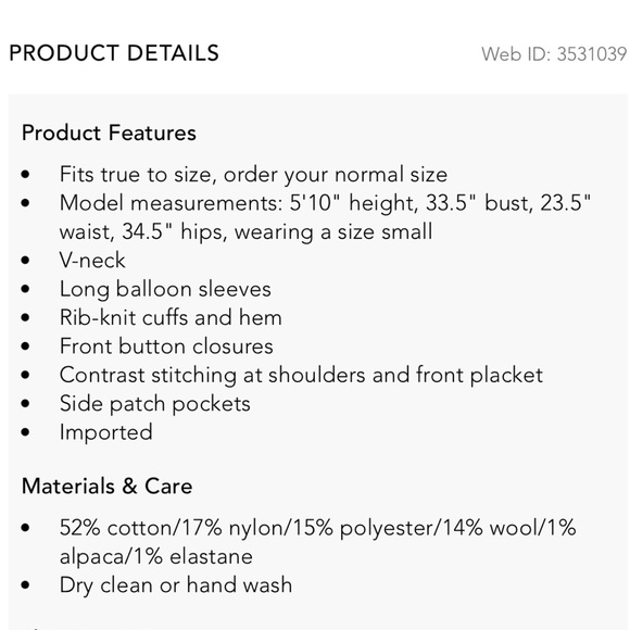 Free People Snow Drop Oversized Cardigan - Picture 3 of 10